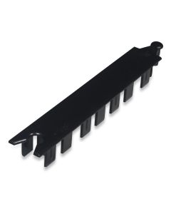 Endkappe schwarz für Buchtenprofil 30x200