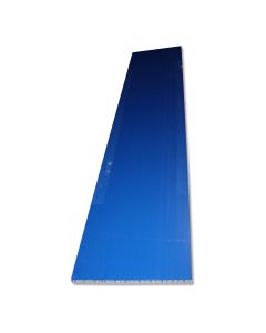 Buchtenprofil 35x600 lfdm signalblau geschlossen