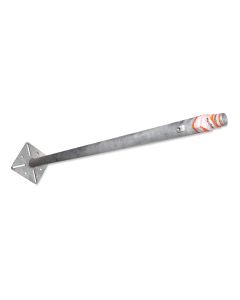 Ständer 1 1/2" - 1" verz mit Bodenplatte