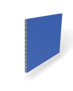 Buchtenprofil 35x750-6500 signalblau geschlossen