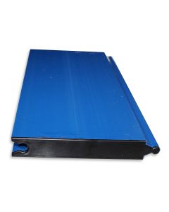 Buchtenprofil 30x200- 420 blau inkl Endkappen