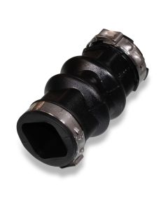 Kupplung kplt W-PVC/Edelst für Nippelrohr-22 Lege/Bodenhaltg