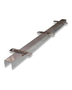 Stirnprofil Edelstahl für Kunststoffpaneel 51mm