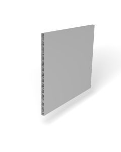 Buchtenprofil 35x850 lfdm hellgrau geschlossen