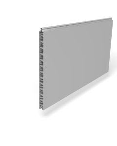 Buchtenprofil 35x500 lfdm N/F hellgrau