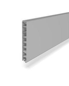 Buchtenprofil 35x250-6500 hellgrau mittig (BK)